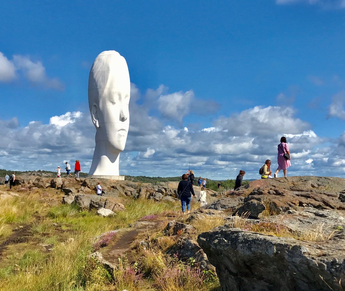 Anna av Jaume Plensa i Pilane på Tjörn 2017, Bohuslän, Sverige